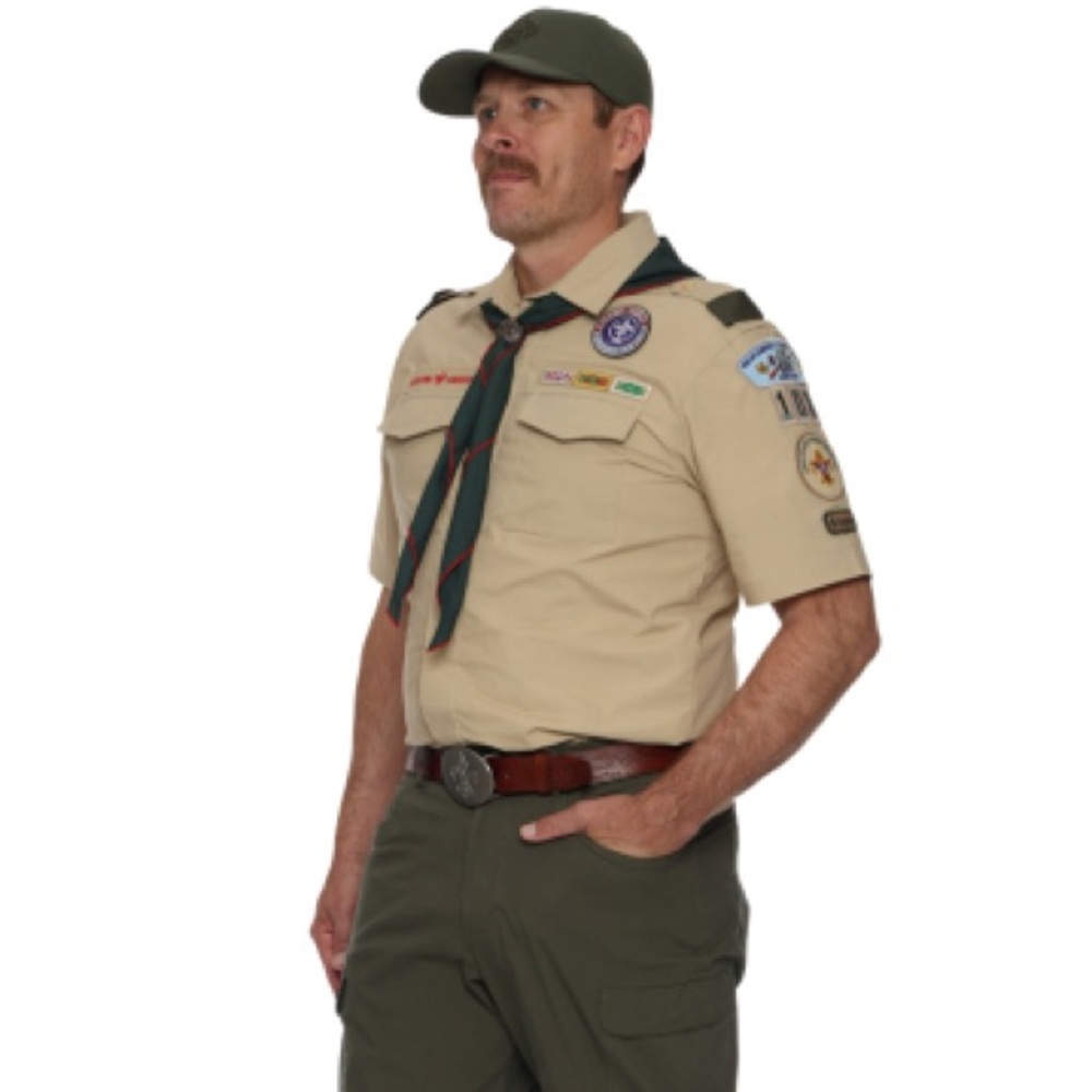 BSA | Tan Boy Scouts of America Shirt with Patches Sz XL - Picture 7 of 17